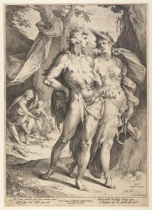 Bacchus and Ceres Leaving Venus by Jan Harmensz. Muller