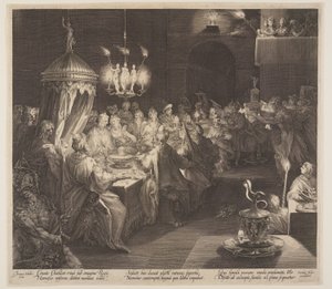 Belshazzar’s Feast by Jan Harmensz. Muller