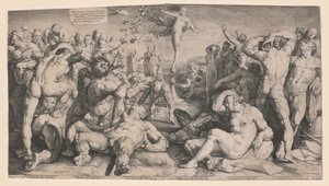 Fortune Distributing Her Gifts by Jan Harmensz. Muller
