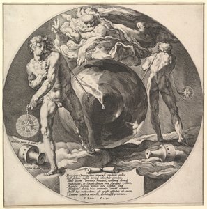 God Creating Heaven and Earth, from The Creation of the World by Jan Harmensz Muller