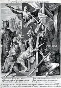 Mercury and Minerva Arm a Hero with a Bull