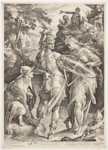 Minerva and Mercury Arming Perseus for His Encounter with Medusa by Jan Harmensz. Muller