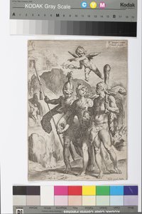 Minerva, Led by Hercules and Mars by Jan Harmensz Muller