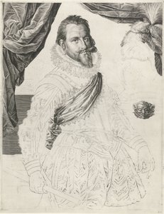 Portrait of King Christian IV of Denmark and Norway by Jan Harmensz. Muller