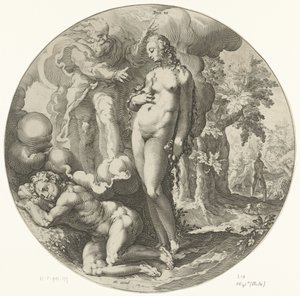 Sixth Day of Creation: Creation of Man by Jan Harmensz. Muller