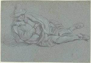 Lying Man by Jan Havicksz. Steen (possibly)
