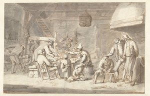 Inn Scene with Card Players