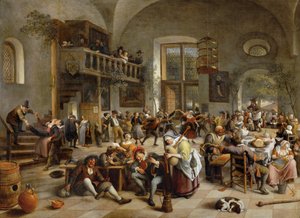 Party in a tavern