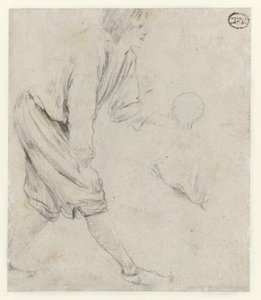 Study of a Man Playing Skittles