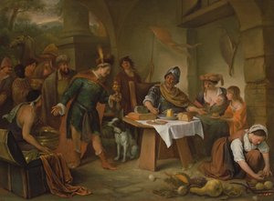 Manius Curius Dentatus and the Samnite Ambassadors by Jan Havickszoon Steen
