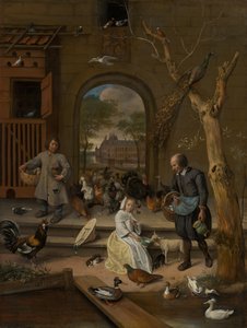 Portrait of Jacoba Maria van Wassenaer, known as The Poultry Yard, 1660