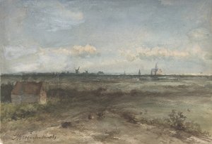 View of Haarlem from the Dunes by Jan Hendrik Weissenbruch