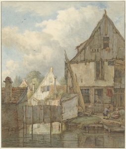 Dilapidated Houses by the Water