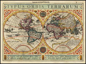 1631 Map - Typus Orbis Terrarum