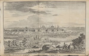 Astrakhan from Drie Aanmerkelyke Reizen by Jan Jansz. Struys