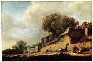 Landscape with a Peasant Cottage by Jan Josephsz van Goyen