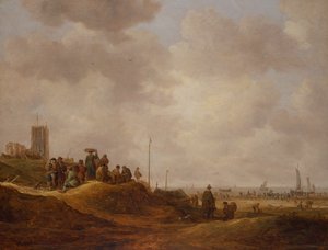 View of the Coast of Egmond Aan See