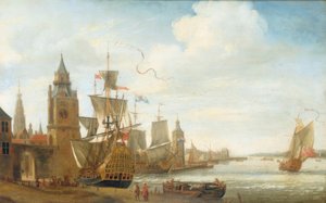 Capriccio with Motifs of the Port of Antwerp
