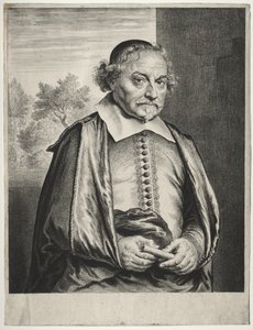 Justus Vondel by Jan Lievens