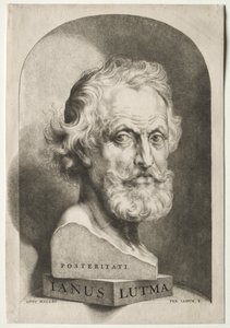 Portrait of Janus Lutma the Elder by Jan Lutma II
