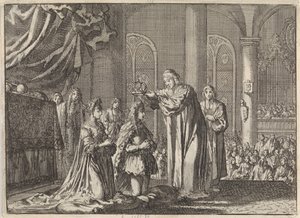 Coronation of William III and Mary II Stuart by the Archbishop of Canterbury, 1689
