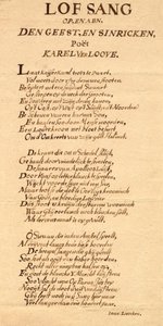 Praise to and about the Spirit and Mindful Poet Karel Verloove by Jan Luyken