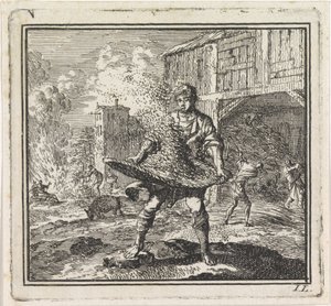 Man Separates the Wheat from the Chaff by Jan Luyken