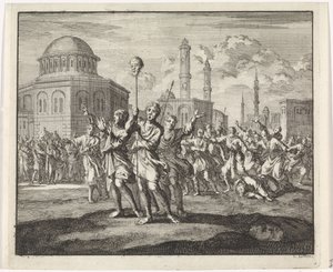 Beheading of a Monk During Riots in Constantinople by Jan Luyken