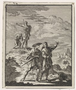 Pilgrims in a Mountain Landscape