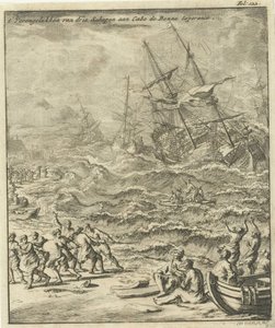 Shipwreck at the Cape of Good Hope, 1693 by Jan Luyken