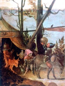 Landscape Scene, Legend of Saint Christopher, c1520-1559 by Jan Mandyn