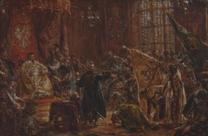 The Shuysky Tsars at the Warsaw Sejm by Jan Matejko