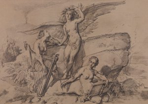 History of Human Civilization - Poetry, Music, and History (image 7) by Jan Matejko