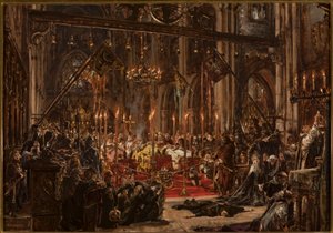 The Defeat of Legnica. Renaissance. Year 1241 by Jan Matejko