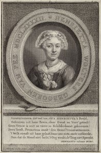 Portrait of Henrietta van Pee by Jan Maurits Quinckhardt
