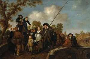 Traveling Merchants at a Fair