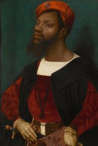 Portrait of an African (Christophle le More?). Around 1525-30 by Jan Mostaert