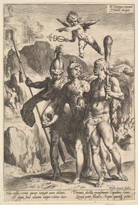 Hercules Being Shown the Mountainous Road to the Temple of Immortal Fame