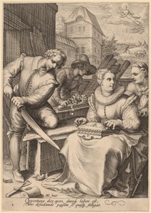 Midday by Jan Pietersz Saenredam, after Hendrik Goltzius