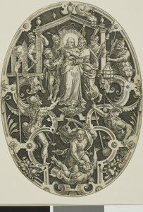 Betrayal of Christ, from Passion of Christ by Jan Sadeler I