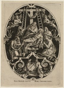 Lamentation, from Passion of Christ by Jan Sadeler I