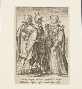 A Marriage Founded on Wealth, Which is the Work of the Devil (engraving)