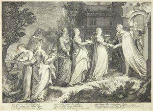 The Wise Virgins Received by the Lord
