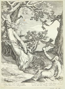 Elijah Fed by Ravens in the Wilderness