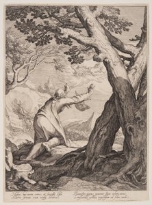 Elisha Receives the Robe of Elijah, from Four Scenes from the Life of the Prophets, Isaiah, Ahajah and Elisha