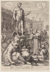 Jupiter Presiding over the Liberal Arts, from Seven Planetary Gods by Jan Saenredam