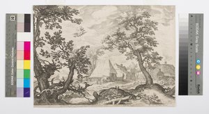 Landscape Showing the Abduction of Ganymede, c.1600