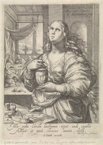 Mary Magdalene (Famous Women from the New Testament) by Jan Saenredam