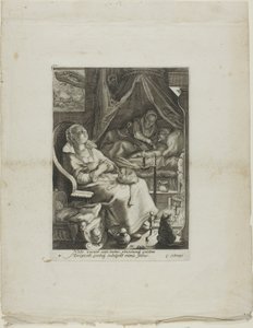 Night, plate four from Four Times of Day by Jan Saenredam