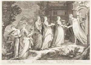Plate Four, from Five Wise and Five Foolish Virgins